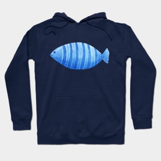 blue fish Hoodie